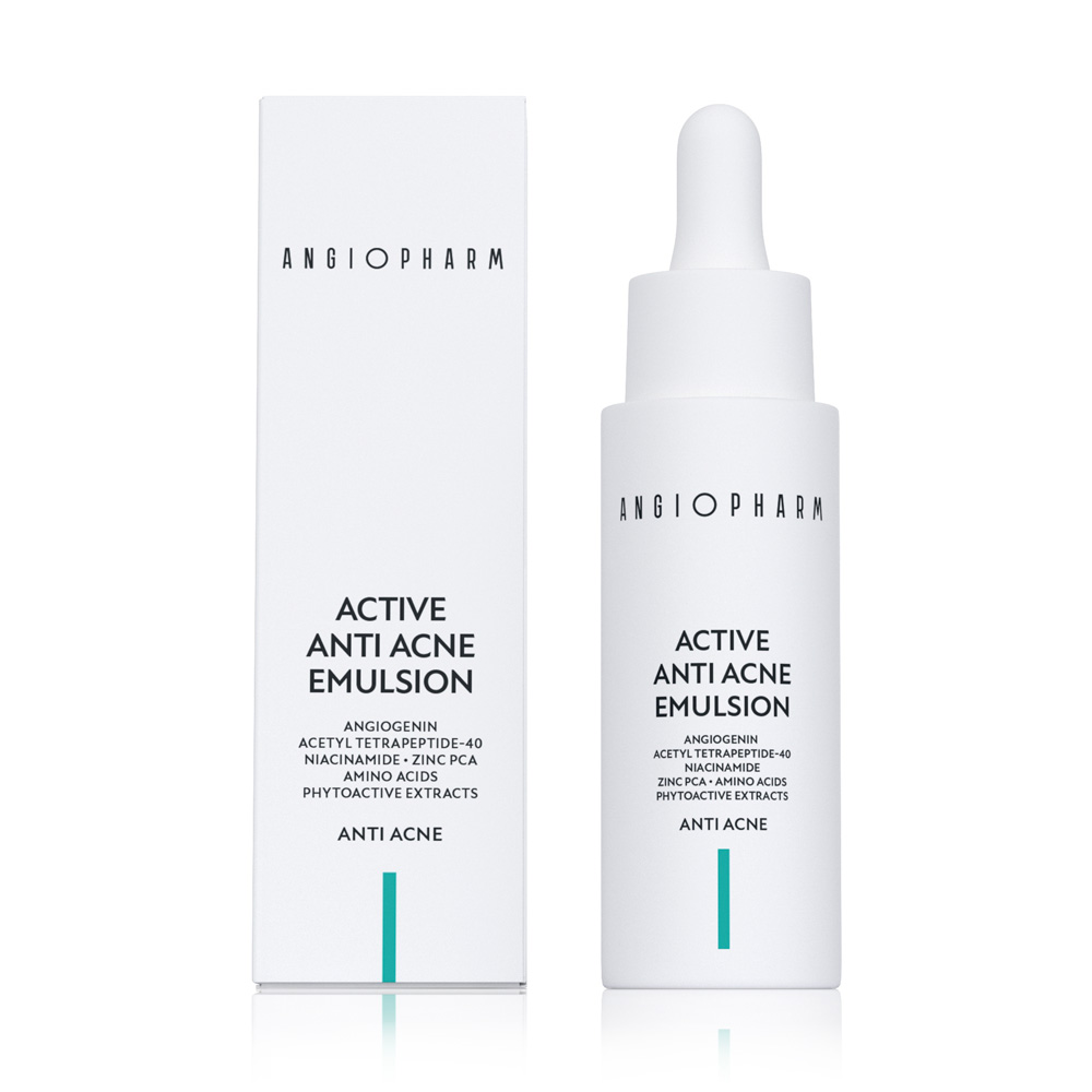 Активная эмульсия для проблемной кожи лица, 5 мл, 30 мл,  ANGIOPHARM