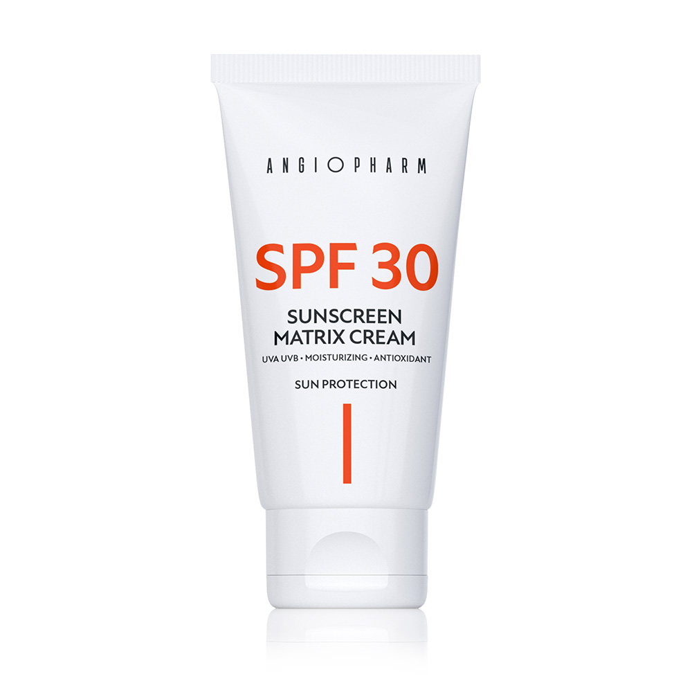 Солнцезащитный крем SPF30 III, 50мл, ANGIOPHARM