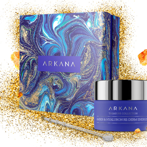 Amber & Hyaluronic Re-Derm Energiser - Редермализирующий крем с янтарной и гиалуроновой кислотами, ARKANA