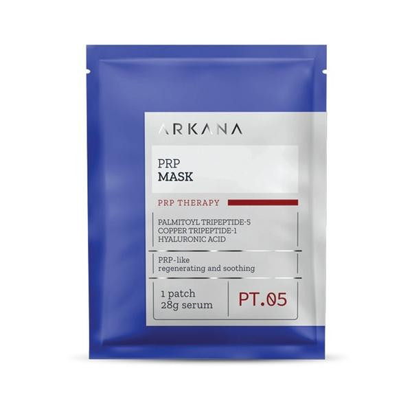 PRP Mask - Омолаживающая тканевая маска с эффектом плазмолифтинга, ARKANA